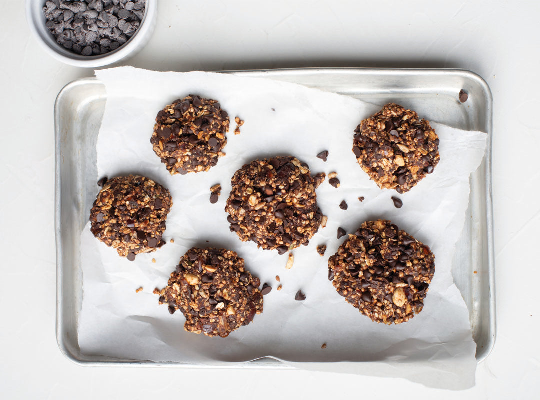 Galletitas de chocolate sin hornear