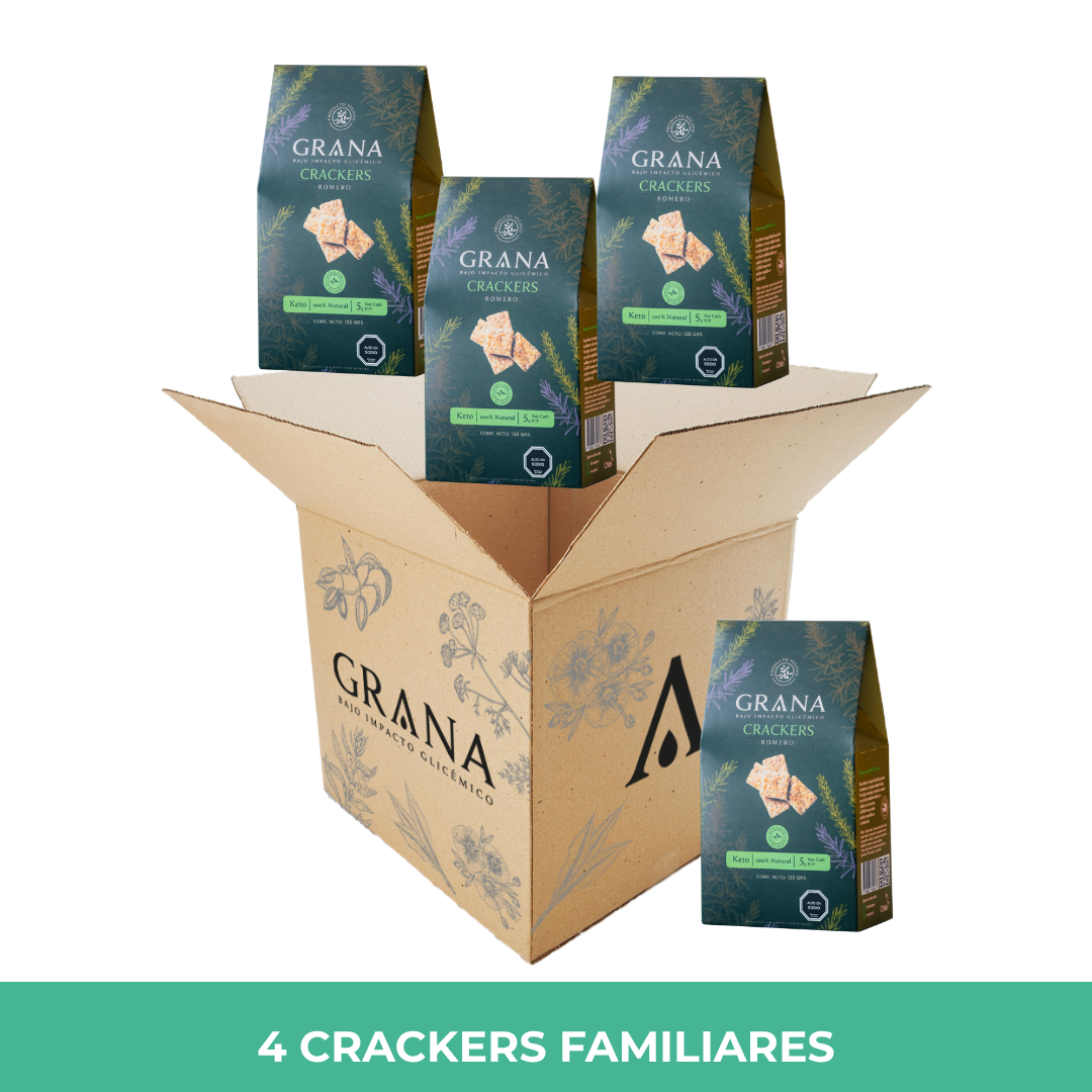 Pack 4 Crackers Keto Romero 135 grs