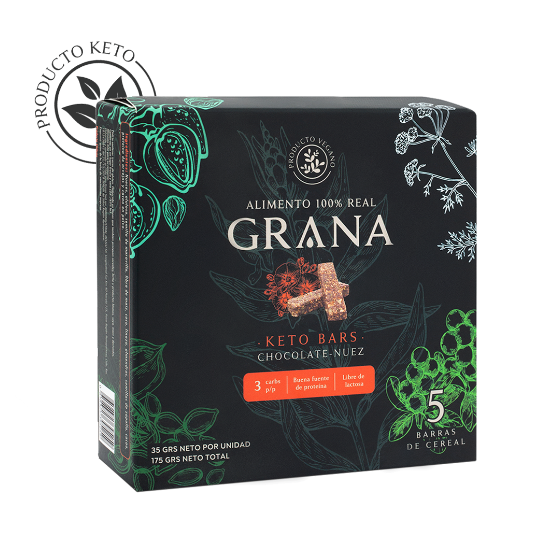 Barrita Keto Cacao-Nuts 5 uds 35 grs