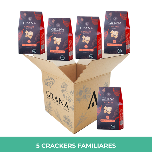 Pack 5 Crackers Keto Pimienta 135 grs