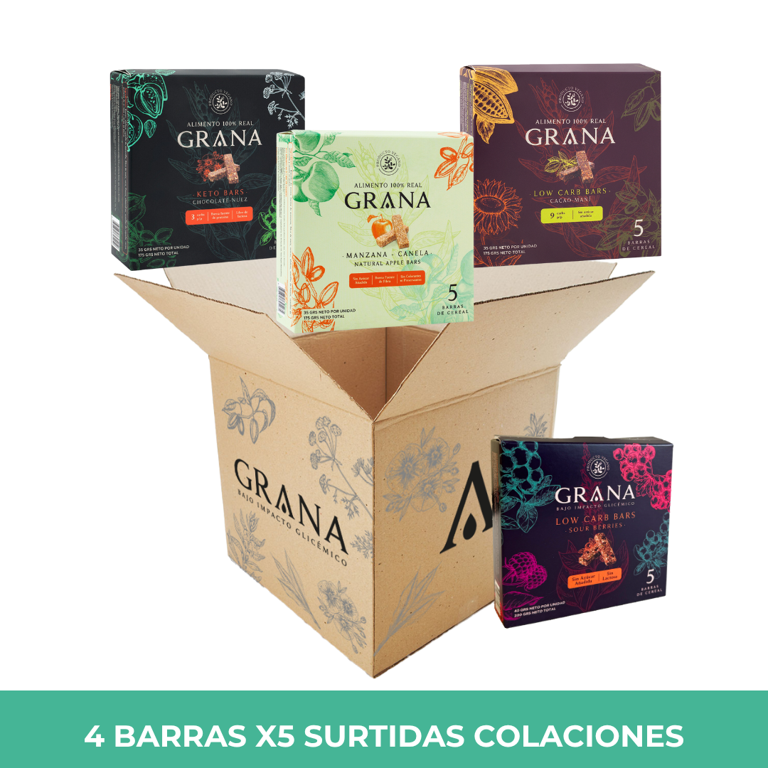 Pack 4 Barras Surtidas x5