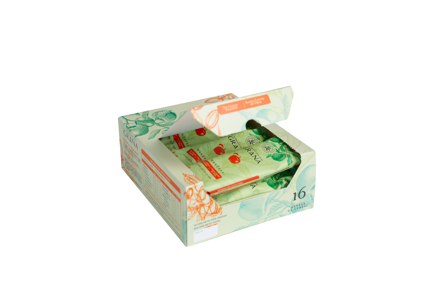 Barra Low Carb Manzana Canela