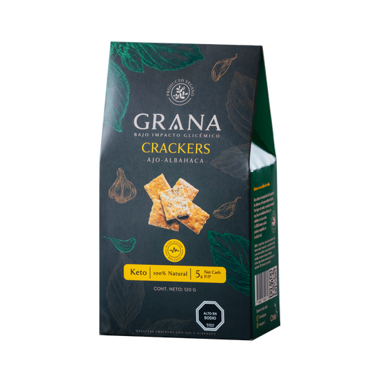 Crackers Keto Ajo Albahaca 135 grs