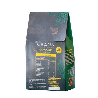 Crackers Keto Ajo Albahaca 135 grs