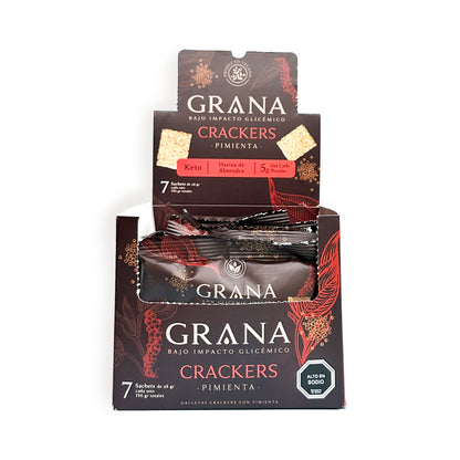 Crackers Keto Pimienta 135 grs