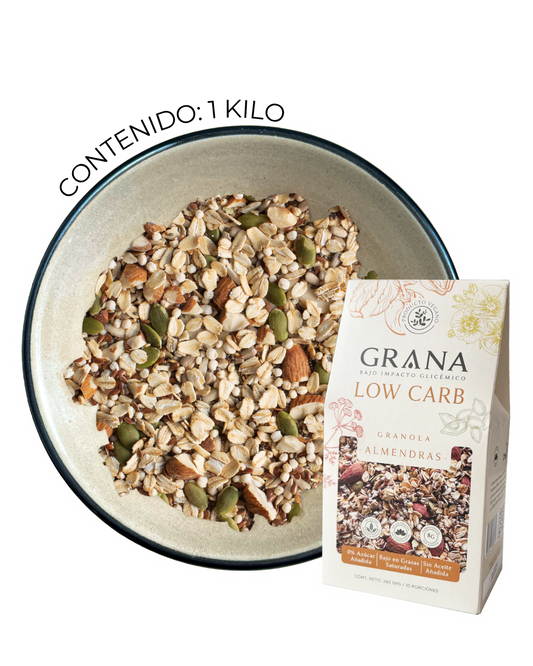 GRANOLA LOW CARB ALMENDRAS 1 KILO
