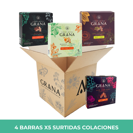Pack 4 Barras Surtidas x5