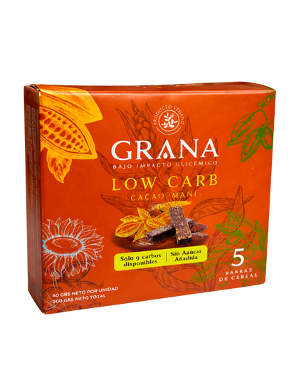 Barra Low Carb Cacao Maní
