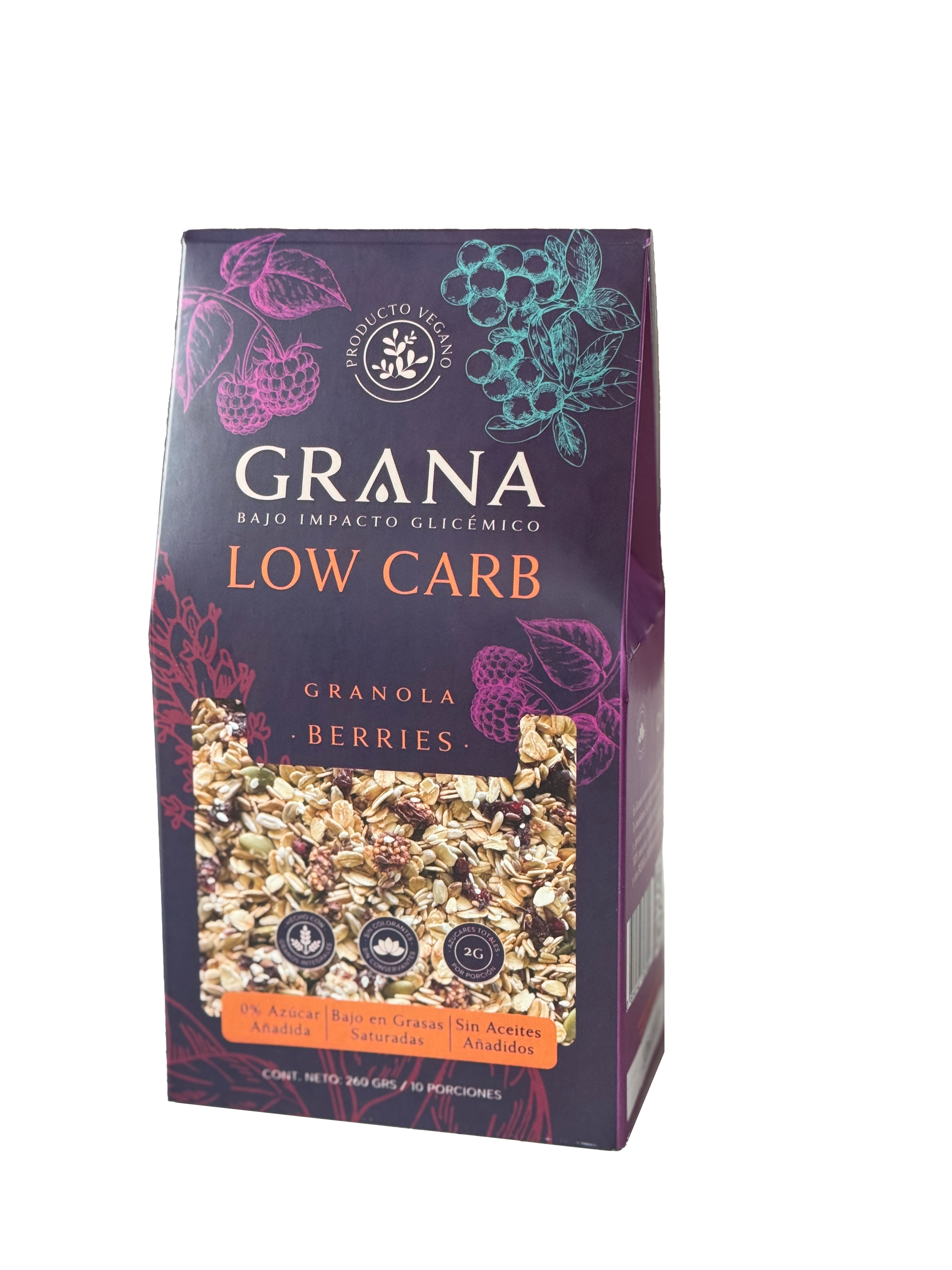 Granola Low Carb Berries 260 grs