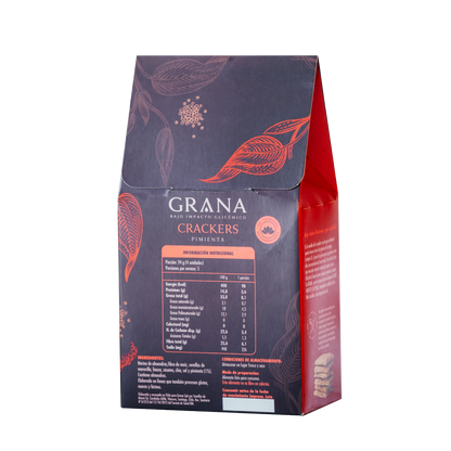 Crackers Keto Pimienta 135 grs