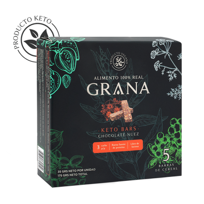 Barrita Keto Cacao-Nuts 5 uds 35 grs