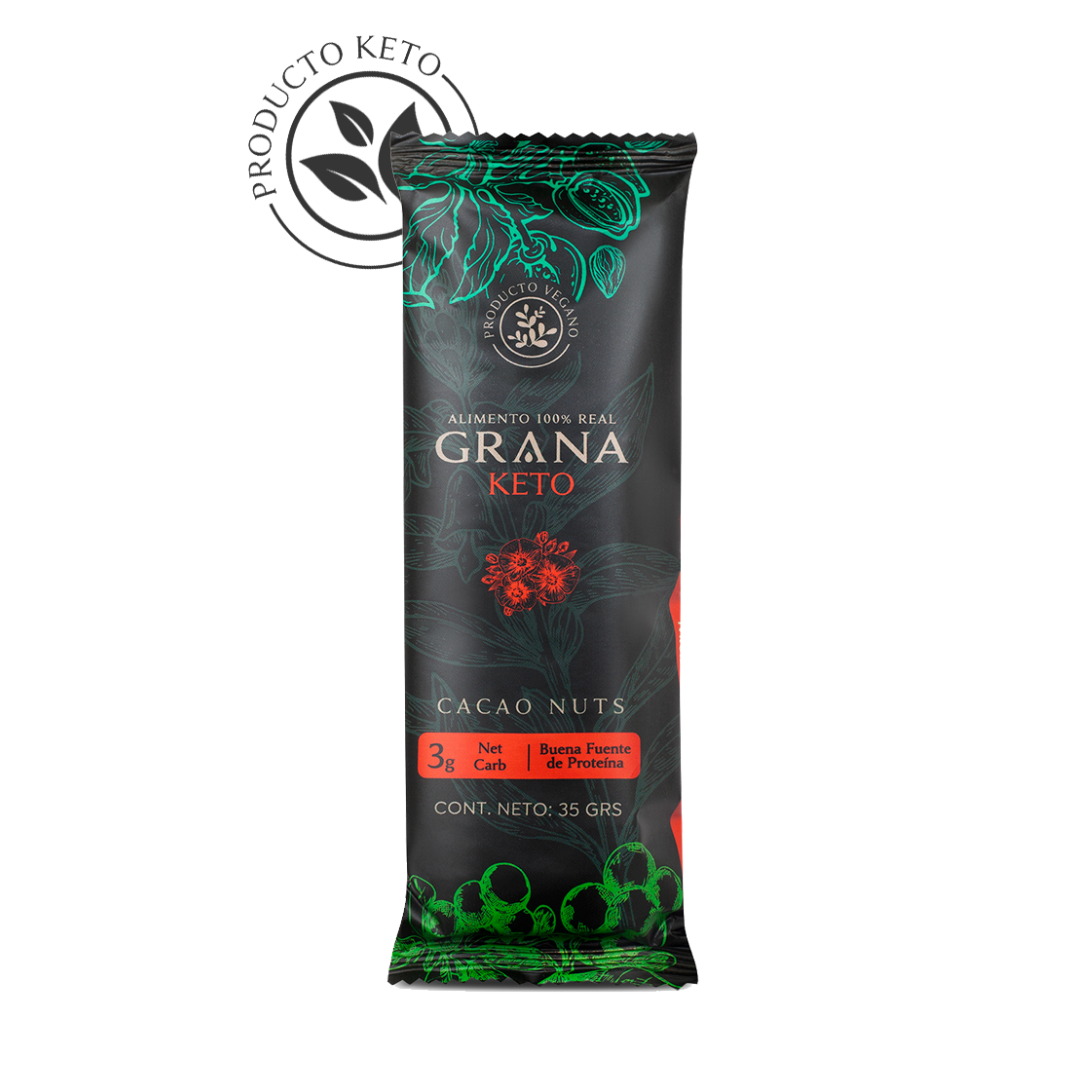 Barrita Keto Cacao-Nuts 35 grs