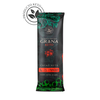 Barrita Keto Cacao-Nuts 35 grs